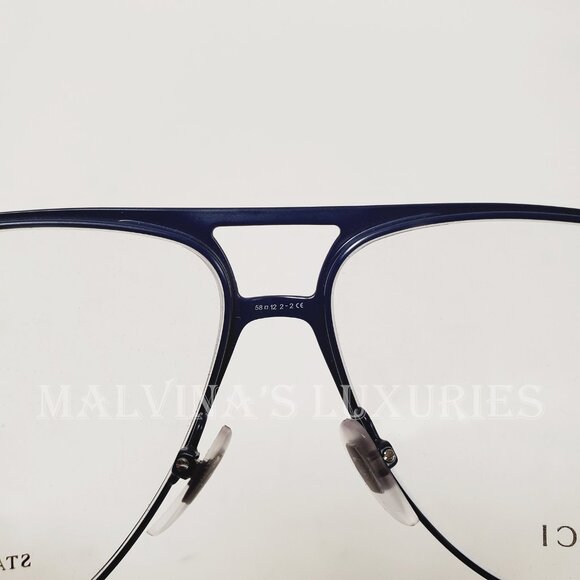 GUCCI EYEGLASSES OPTICAL LENS AVIATOR METAL FRAME GG 2216 - Picture 10 of 12